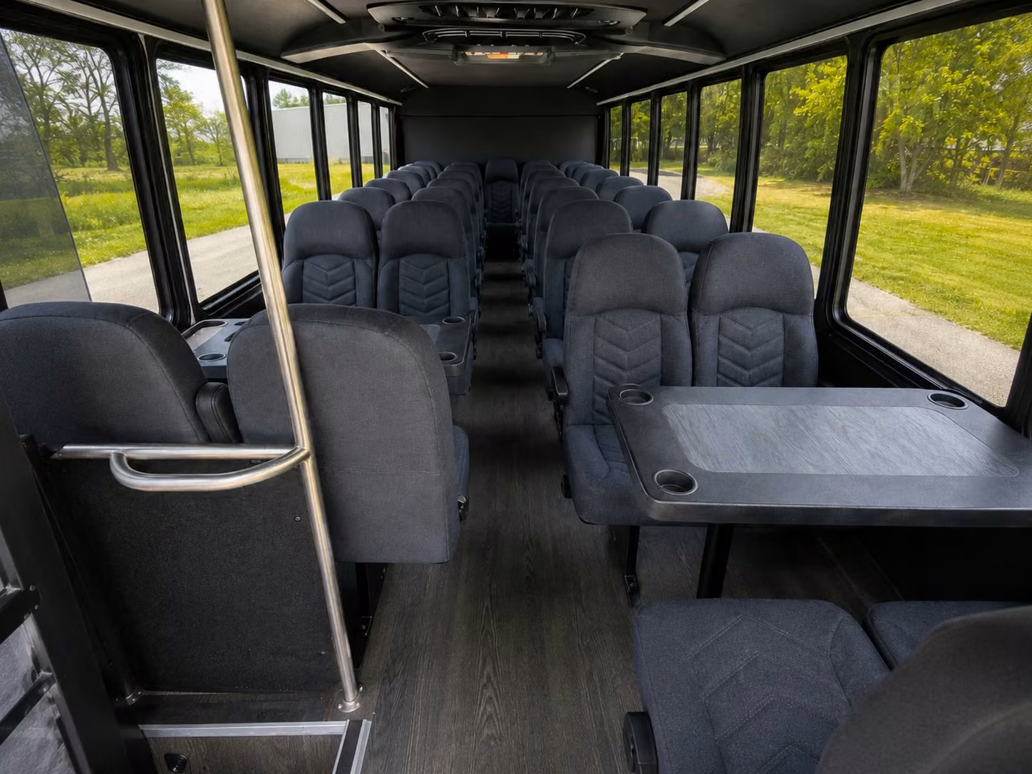 18 passenger minibus interior