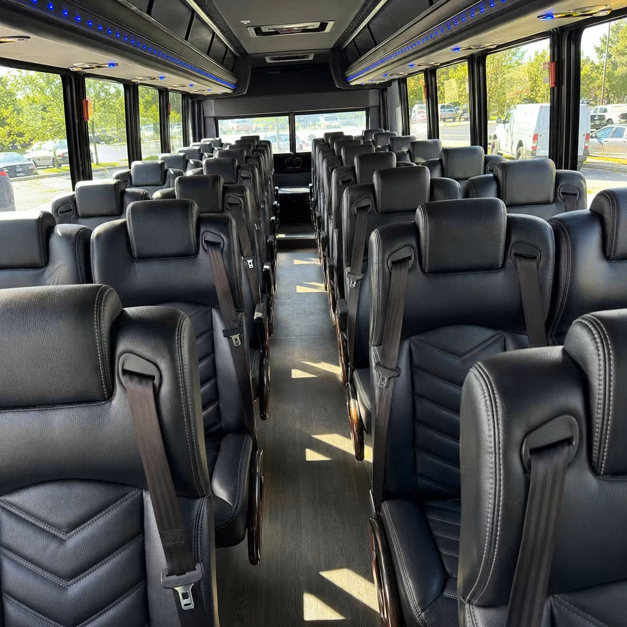 minibus and charter bus rentals for irving youth sports teams